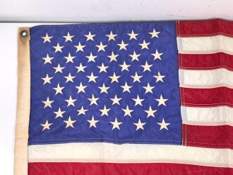 U.S. Flagge 50 Sterne, vermutlich 80iger Jahre. Maße 59 x 90cm