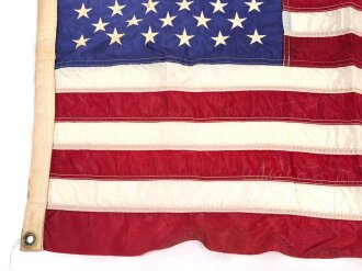 U.S. Flagge 50 Sterne, vermutlich 80iger Jahre. Maße 59 x 90cm