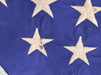 U.S. Flagge 50 Sterne, vermutlich 80iger Jahre. Maße 59 x 90cm
