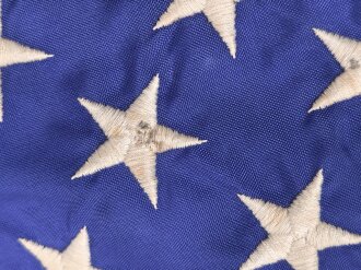 U.S. Flagge 50 Sterne, vermutlich 80iger Jahre. Maße 59 x 90cm