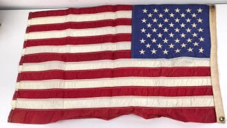 U.S. Flagge 50 Sterne, vermutlich 80iger Jahre. Maße 59 x 90cm