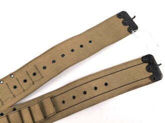 U.S. Navy, Bandolier für Signalpistole " Signal cartridge belt Mark 1" datiert 1943. Unvollständig, guter Zustand