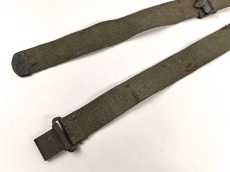 U.S. 1953 dated rifle sling, incomplete