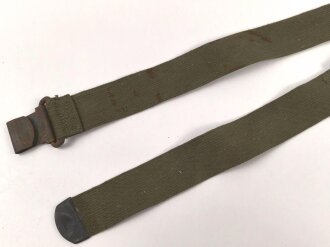 U.S. 1953 dated rifle sling, incomplete