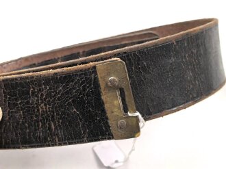 Koppelriemen für Parteiverbände mit RZM Stempel. Defekt, Gedsamtlänge 79cm