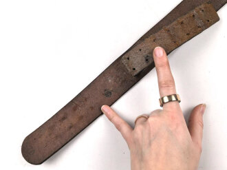 Koppelriemen für Parteiverbände mit RZM Stempel. Defekt, Gedsamtlänge 79cm