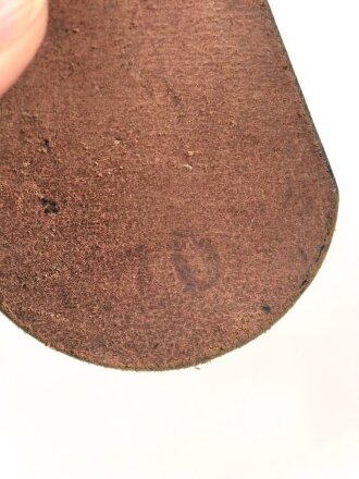 Koppelriemen für Parteiverbände mit RZM Stempel. Defekt, Gedsamtlänge 79cm