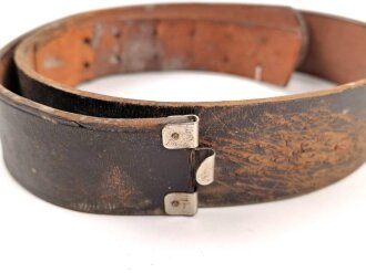 Koppelriemen für Angehörige von Parteiverbänden. Ungereinigt, Gesamtlänge 95cm