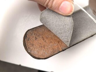 Lackleder Koppelriemen Wehrmacht. Weich, ungereinigt, Gesamtlänge 110cm