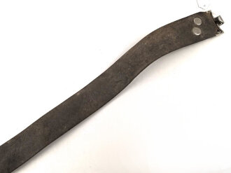 Koppelriemen Wehrmacht, höchstwahrscheinlich nach dem Krieg gekürzt, guter Ersatzteilträger, Gesamtlänge 78cm