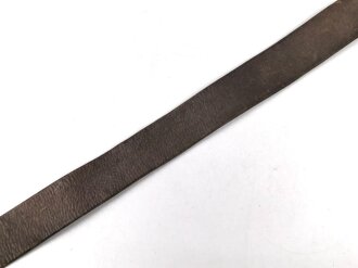 Koppelriemen Wehrmacht . Ungereinigt, auf 90cm gekürzt