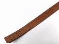 Koppelriemen für Mannschaften der Wehrmacht. neuzeitliche Fertigung aus ordentlichem Leder, der Haken macht keinen sonderlich stabilen Eindruck. Gesamtlänge 114cm
