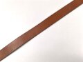 Koppelriemen für Mannschaften der Wehrmacht. neuzeitliche Fertigung aus ordentlichem Leder, der Haken macht keinen sonderlich stabilen Eindruck. Gesamtlänge 126cm