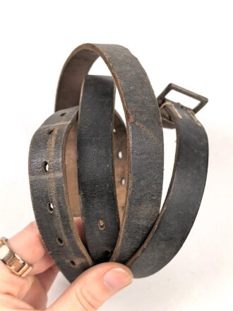 Bauchgurt für den Rucksack für Gebirgstruppen der Wehrmacht, getragenes Stück