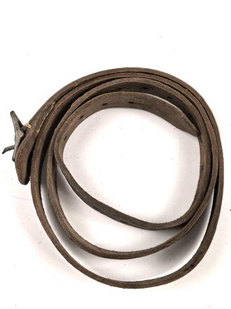 Bauchgurt für den Rucksack für Gebirgstruppen der Wehrmacht, getragenes Stück