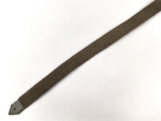 Tornisterriemen Wehrmacht in Tropenausführung, guter Zustand