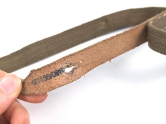 Tornisterriemen Wehrmacht in Tropenausführung, guter Zustand