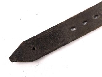 Mantelriemen Wehrmacht , dunkelbraun mit Leichtmetallbeschlag, datiert 1939