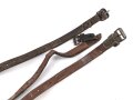 Drei StückTornisterriemen Wehrmacht, jeweils gebraucht
