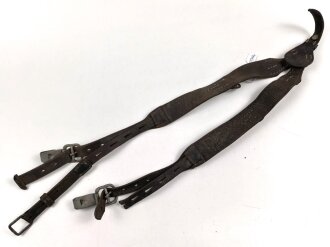 Koppeltragegestell für Angehörige des Heeres. Getragenes Stück, ungereinigt, defekt