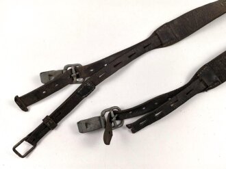 Koppeltragegestell für Angehörige des Heeres. Getragenes Stück, ungereinigt, defekt