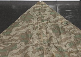 Zeltbahn 31 Wehrmacht. getragenes Stück, datiert 1940
