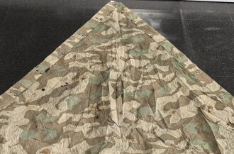 Zeltbahn 31 Wehrmacht. getragenes Stück, datiert 1940