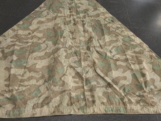 Zeltbahn 31 Wehrmacht. getragenes Stück, datiert 1940