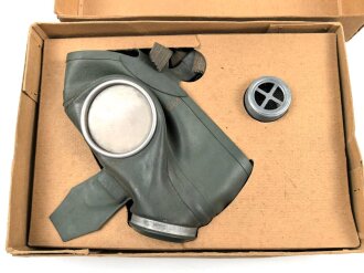 Luftschutz Volksgasmaske 40, Komplett, im Umkarton