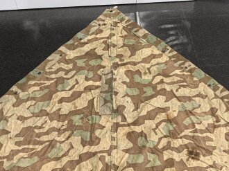Zeltbahn 31 Wehrmacht. getragenes Stück
