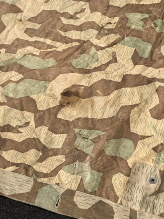 Zeltbahn 31 Wehrmacht. getragenes Stück