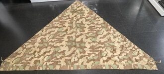 Zeltbahn 31 Wehrmacht. getragenes Stück