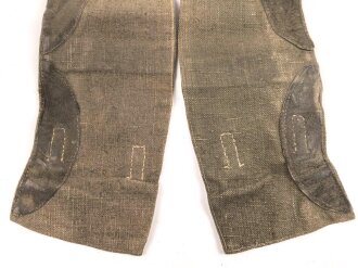 Paar Gamaschen für Angehörige des Heeres. Getragenes Paar, ungereinigt