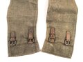 Paar Gamaschen für Angehörige des Heeres. Getragenes Paar, ungereinigt