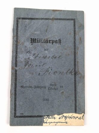 Nachlass eines tapferen Teilnehmers an beiden Weltkriegen, Träger von 13 Auszeichnungen, unter anderem des türkischen Halbmondes Im Alter von 50 Jahren in  Lettland Gefallen 1944.