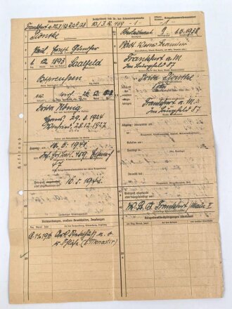 Nachlass eines tapferen Teilnehmers an beiden Weltkriegen, Träger von 13 Auszeichnungen, unter anderem des türkischen Halbmondes Im Alter von 50 Jahren in  Lettland Gefallen 1944.