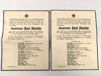 Nachlass eines tapferen Teilnehmers an beiden Weltkriegen, Träger von 13 Auszeichnungen, unter anderem des türkischen Halbmondes Im Alter von 50 Jahren in  Lettland Gefallen 1944.