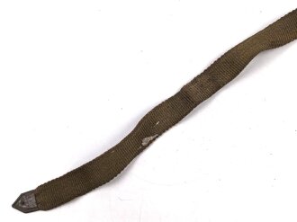 Mantelriemen in Webausführung Wehrmacht. Spätes, stark gebrauchtes Stück