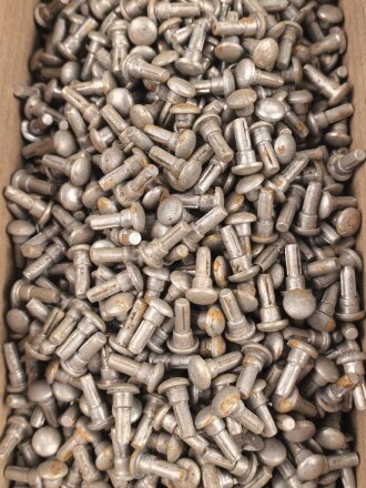 Gewaltiges Konvolut Aluminiumnieten Wehrmacht,...