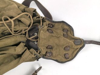 Rucksack Wehrmacht, datiert 1943. Getragenes Stück