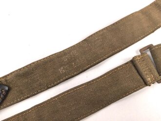Trageriemen für einen Brotbeutel des Heeres. Gebraucht