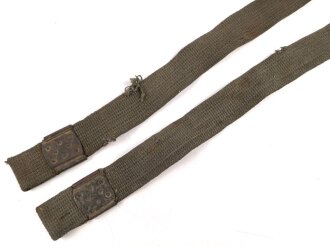 Trageriemen für einen Laufbehälter der Wehrmacht, getragenes Stück