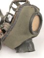 Gasmaske Modell 1930 Wehrmacht. Datiert 1939, ungereinigtes Stück, angetrocknet