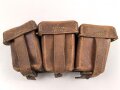 1.Weltkrieg Patronentasche. getragenes Stück in gutem Gesamtzustand, datiert 1915