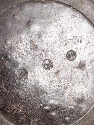 Preßmasse Dose " Kart.Vorl. H.13" datiert 1944, Höhe 17cm