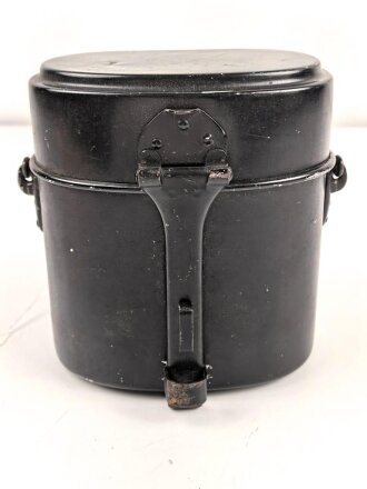 Kochgeschirr alter Art ( hohe Form ) , so von Parteiverbänden im III.Reich getragen. Guter Zustand, Originallack