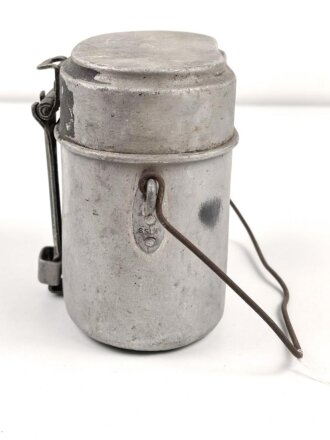 Kochgeschirr Wehrmacht, stark getragen, nicht zusammengehörig