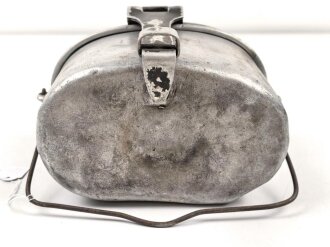 Kochgeschirr Wehrmacht, stark getragen, nicht zusammengehörig