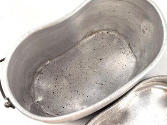 Kochgeschirr Wehrmacht, stark getragen, nicht zusammengehörig