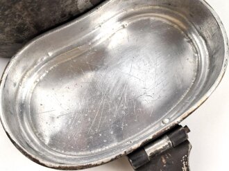 Kochgeschirr Wehrmacht, stark getragen, nicht zusammengehörig